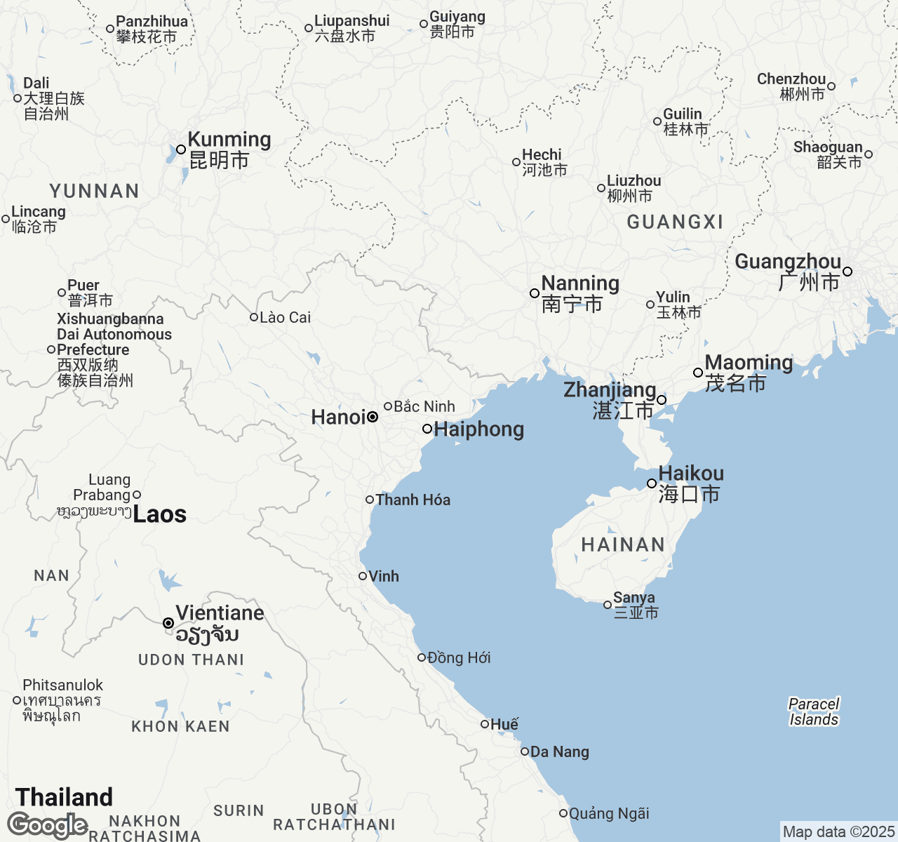 Map of Halong