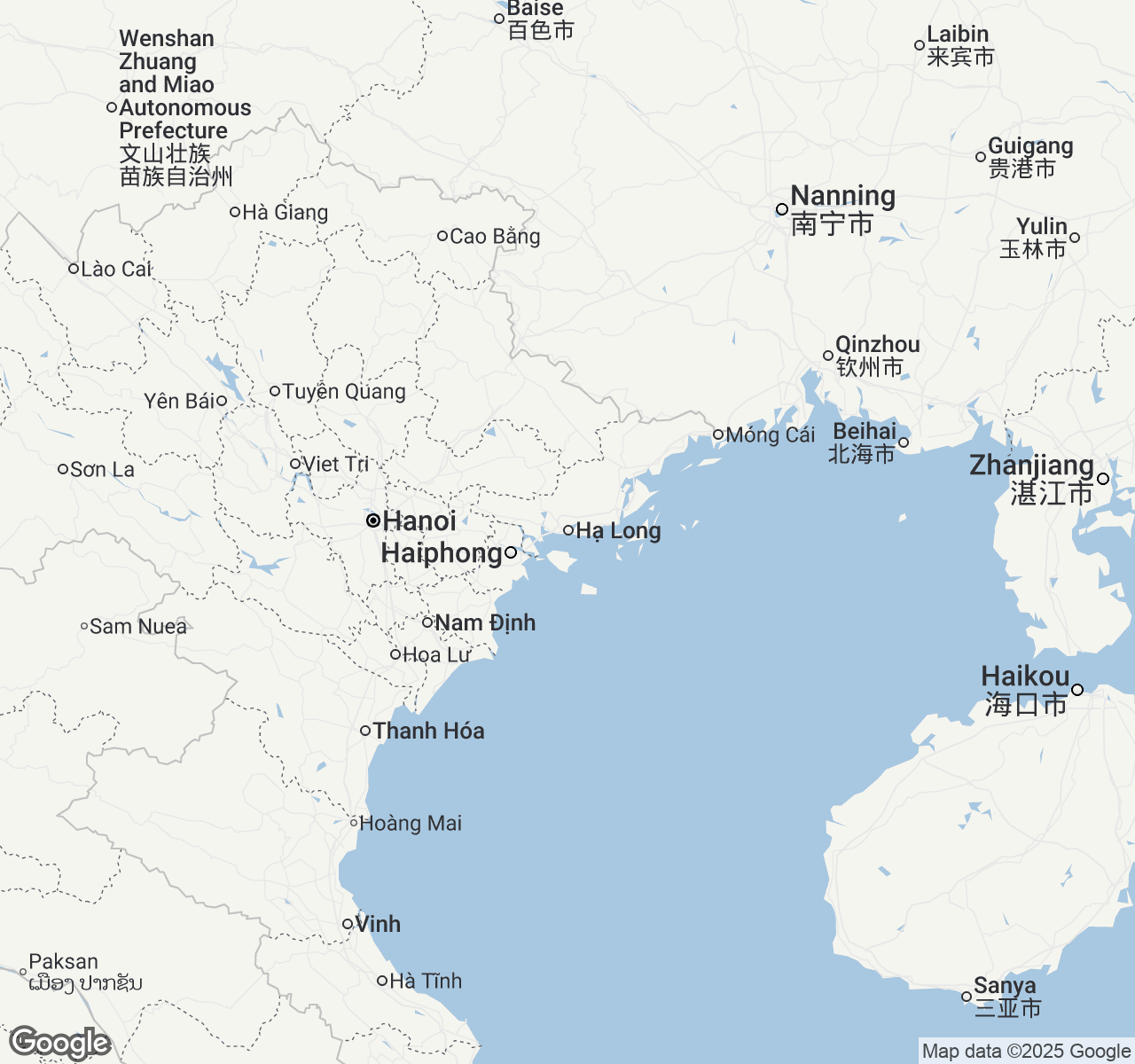 Map of Halong